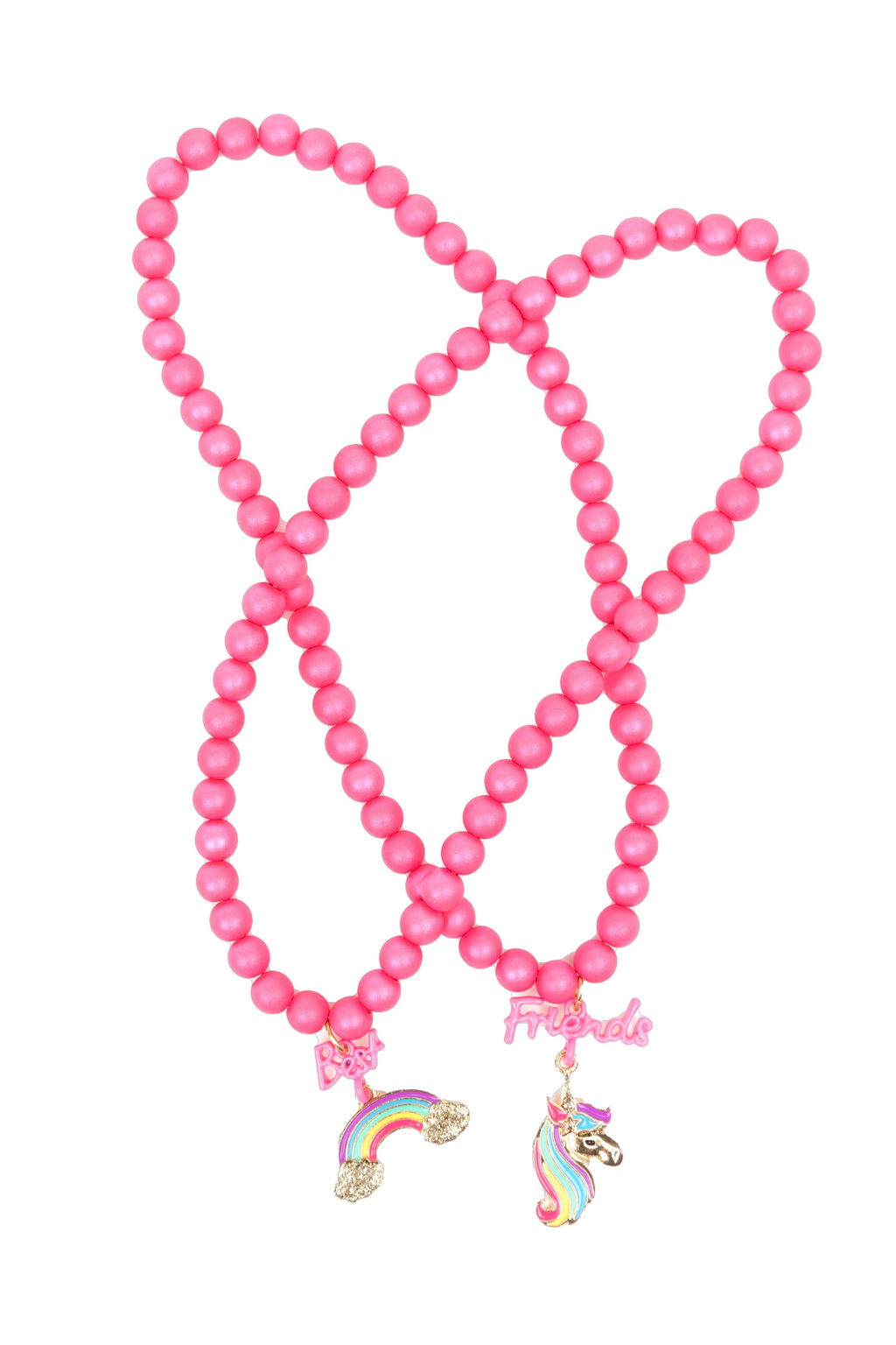 Great Pretenders Jewelry - Best Friends Rainbow Unicorn 2pc Necklace Set-Mountain Baby