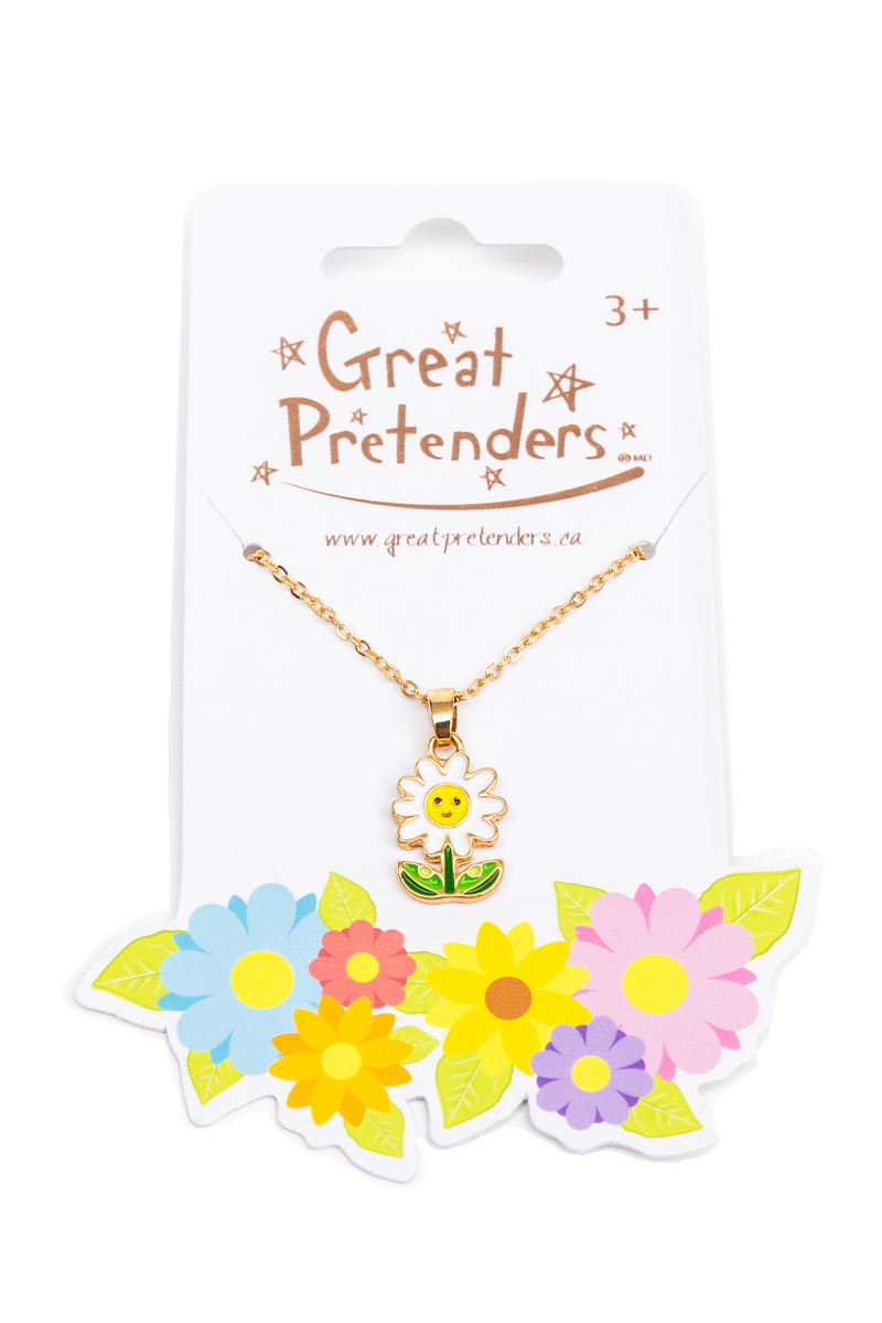 Great Pretenders Jewelry - Boutique Spring Flower Necklace-Mountain Baby