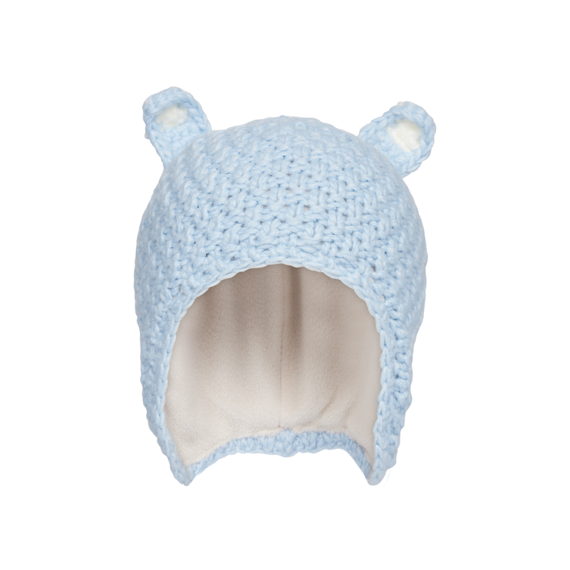 Kombi Hat Baby Animal - Infant - Soft Blue-Mountain Baby