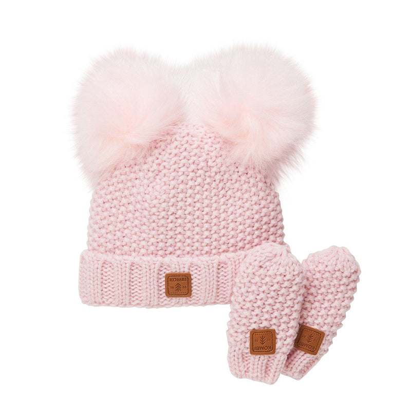 Kombi Hat & Mitt Set Adorable - Infant - Pinky-Mountain Baby