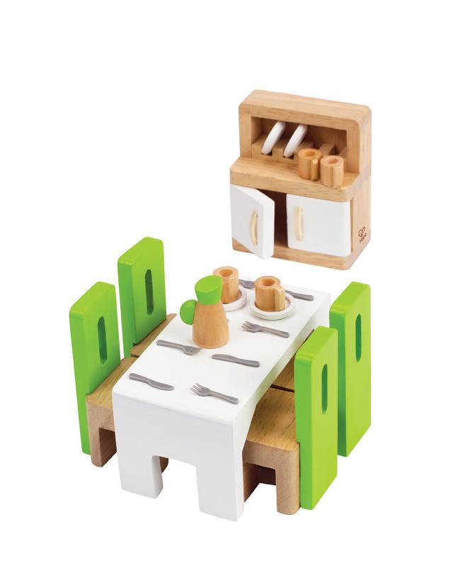 Hape Doll House - Dining Room-Mountain Baby