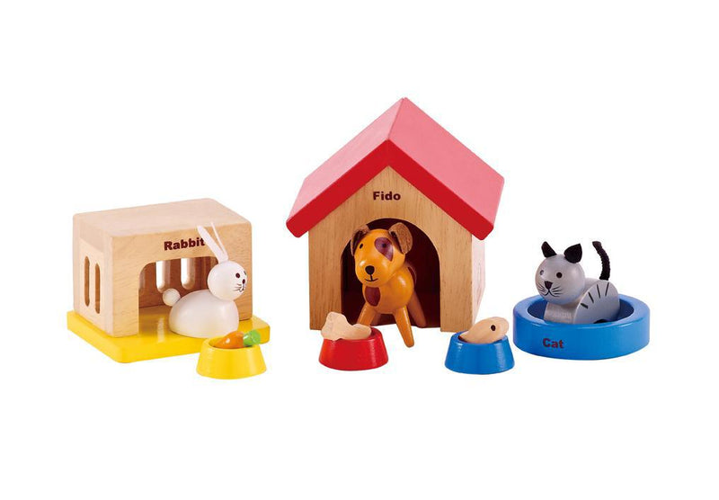 Hape Doll House - Family Pets-Mountain Baby