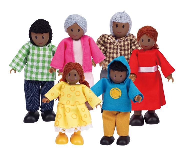 Hape Doll House - Happy Family African American-Mountain Baby
