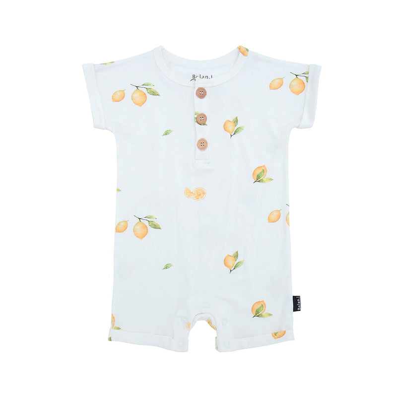 Belan.J Shortall Romper - Lemons-Mountain Baby