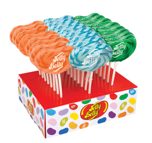 Jelly Belly Lollipop Assortment - Blue/Green/Tangerine-Mountain Baby