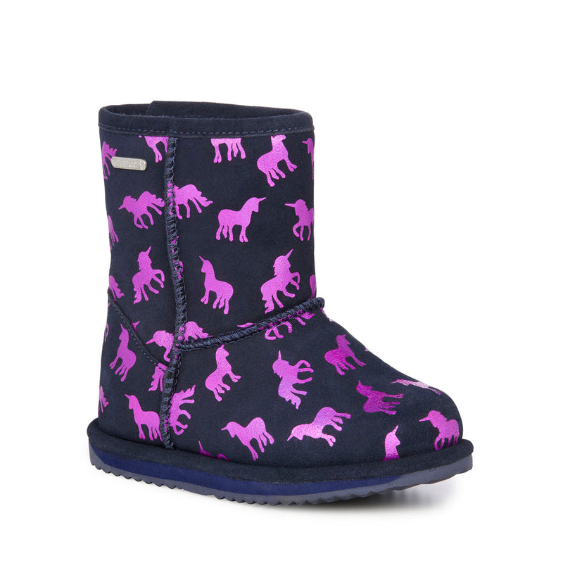 Emu Winter Boots - Brumby Snow - Rainbow Unicorn-Mountain Baby
