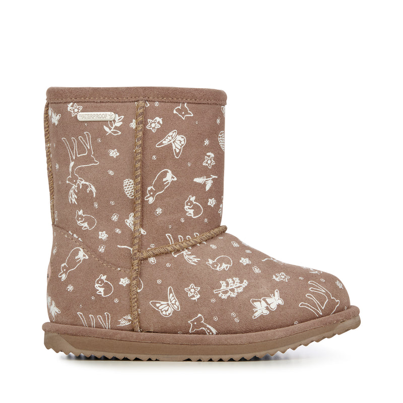 Emu Winter Boots - Brumby Snow - Woodland Mushroom-Mountain Baby