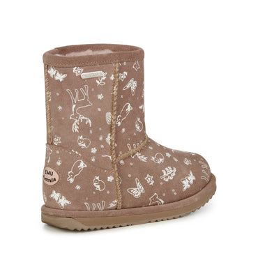 Emu Winter Boots - Brumby Snow - Woodland Mushroom-Mountain Baby