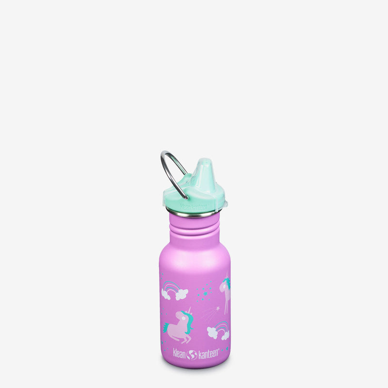 Klean Kanteen Kid Classic Sippy 12 oz. Water Bottle - Unicorns-Mountain Baby