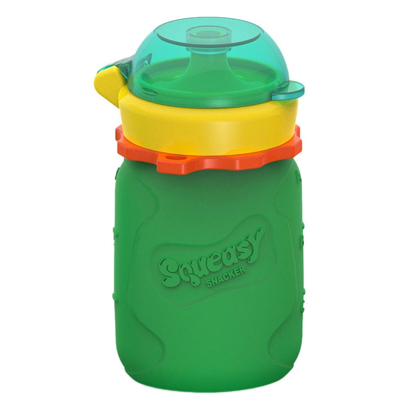 Squeasy Gear Food Pouch Snacker - 3.5oz - Green-Mountain Baby