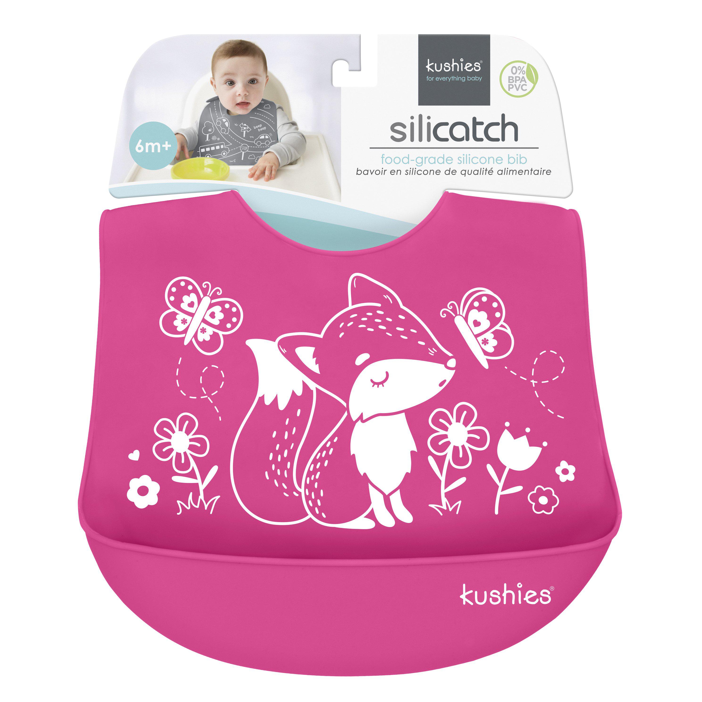 Kushies Silicatch Bib-Mountain Baby