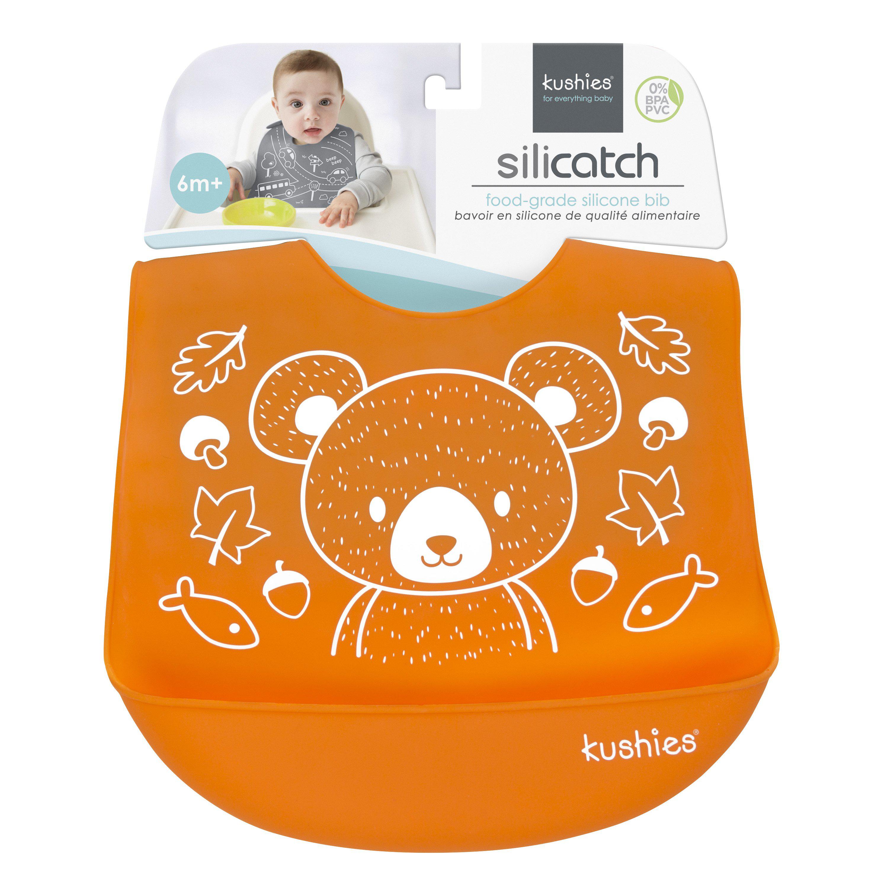 Kushies Silicatch Bib-Mountain Baby