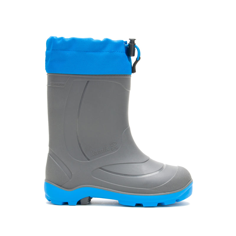 Kamik Snow Boot - Snobuster1 - Charcoal/Blue-Mountain Baby