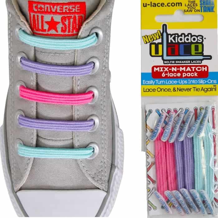 Kiddos U-Lace No Tie Sneaker Laces - 6 pk-Mountain Baby