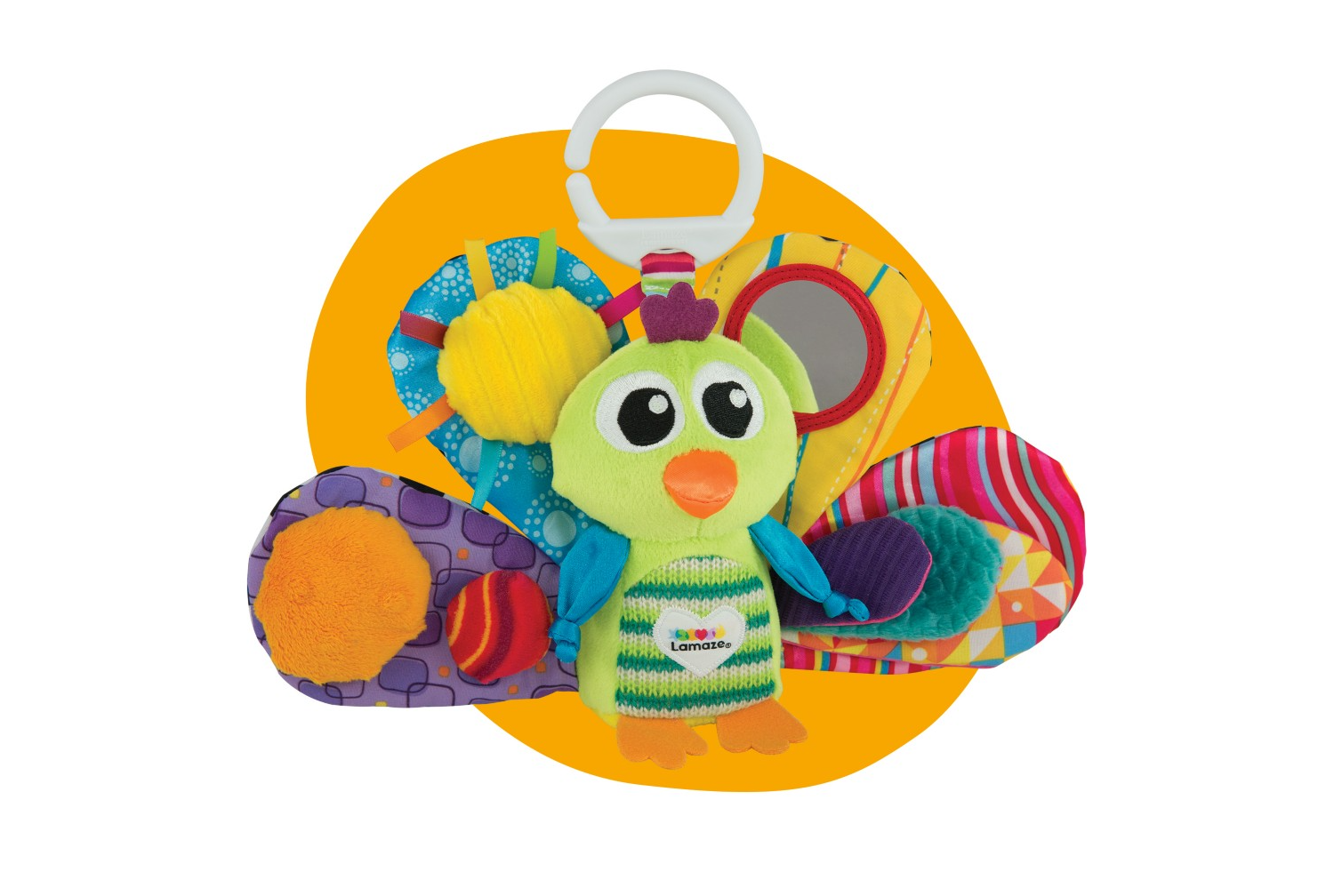 Lamaze Clip & Go - Jacques The Peacock-Mountain Baby