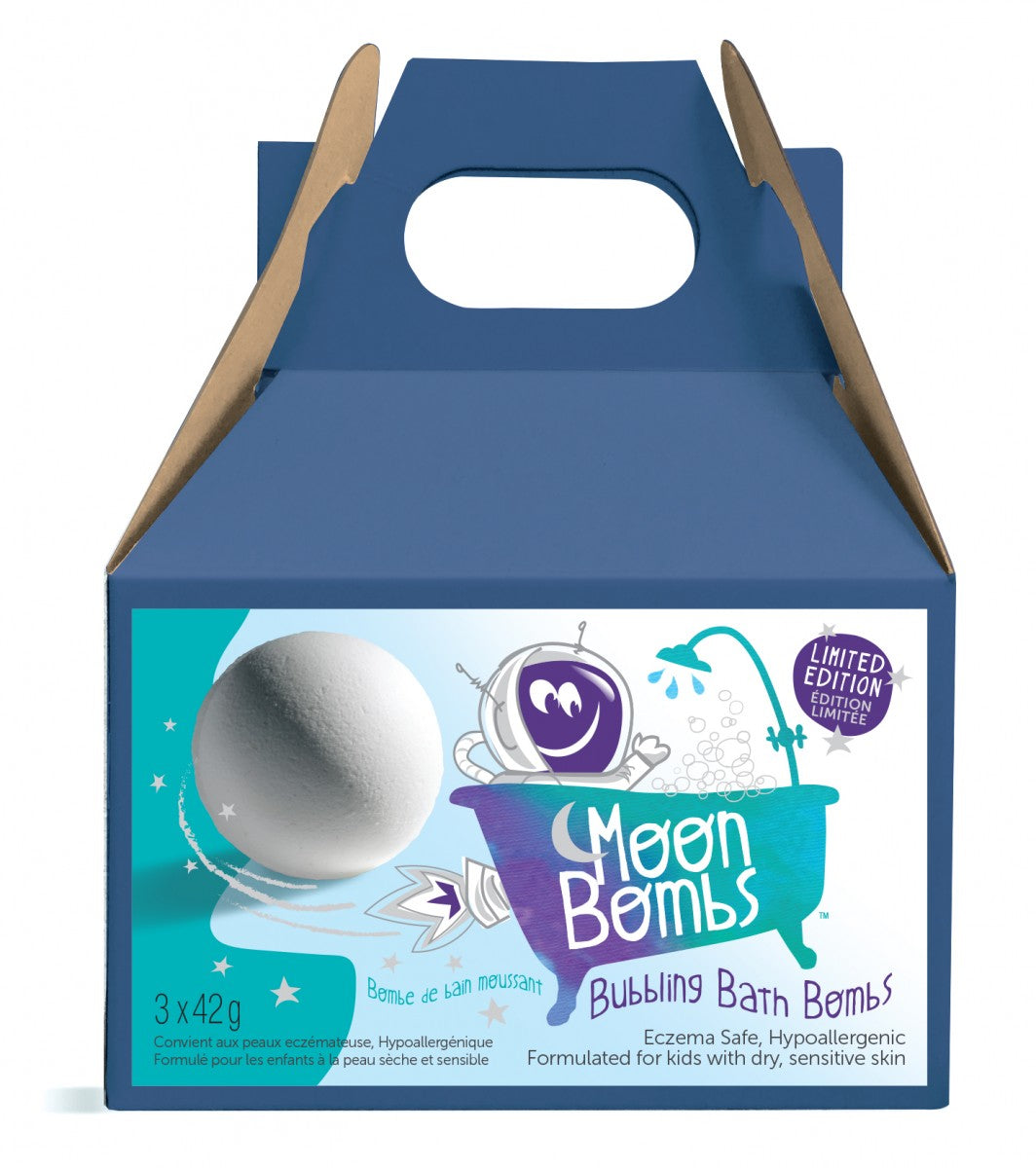 Loot Toy Co. Moon Bombs Bubbling Bath Bombs - 3pk-Mountain Baby