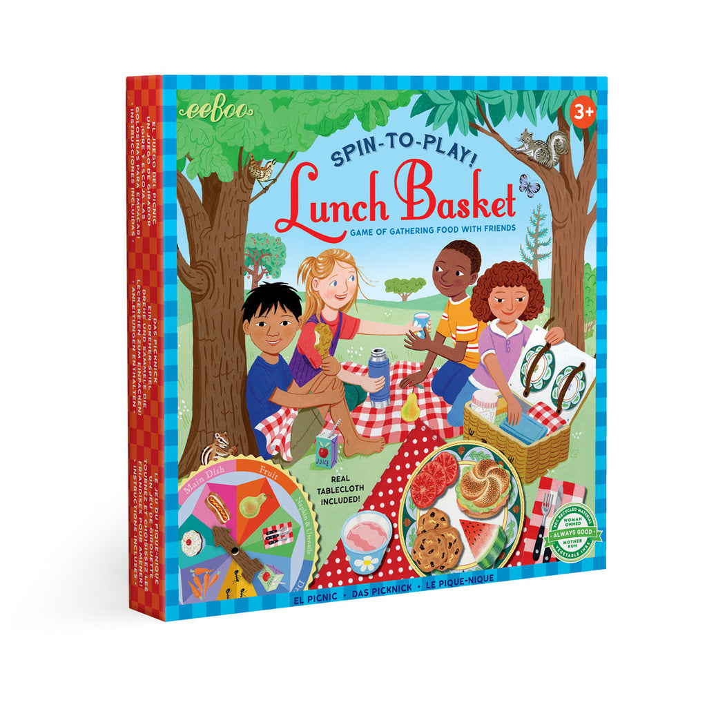 Eeboo Game - Lunch Basket Spinner-Mountain Baby
