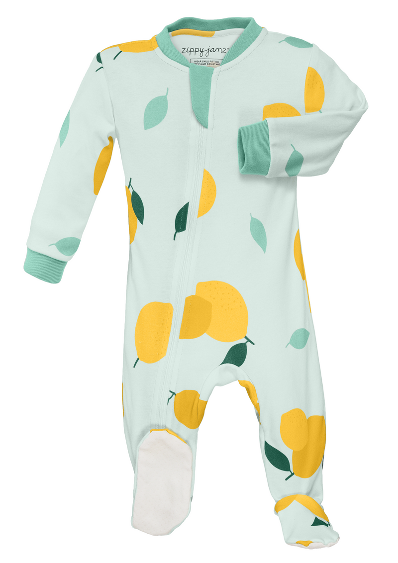 ZippyJamz Footed Coverall - Main Squeeze-Mountain Baby