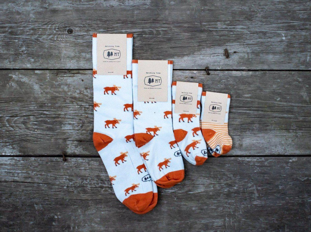 Matching Tree Apparel - Socks - Moose-Mountain Baby