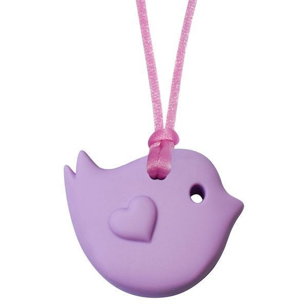 Munchables Pendant Necklace - Little Bird - Purple-Mountain Baby