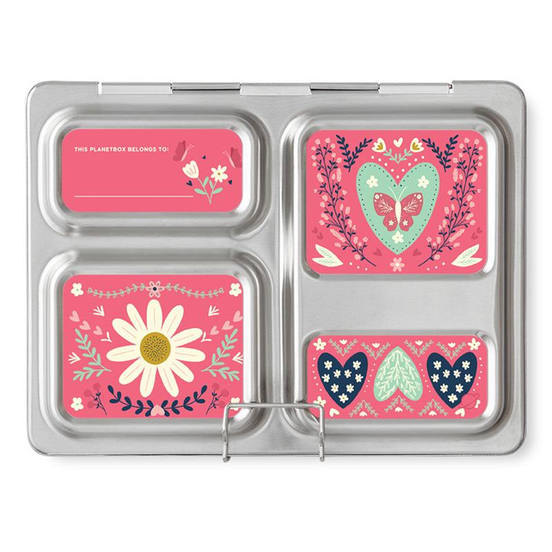 PlanetBox Lunch Container - Launch - Magnetic Decorations-Mountain Baby
