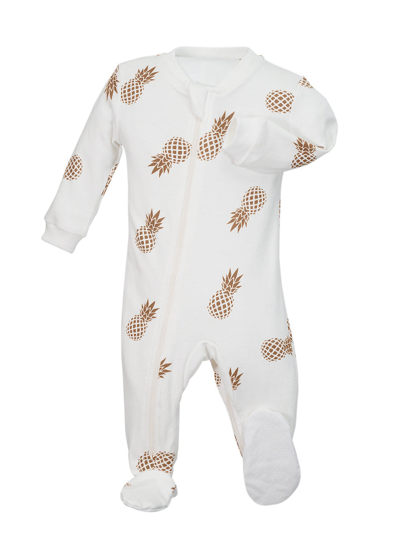 ZippyJamz Footed Coverall - Sweet On The Inside-Mountain Baby