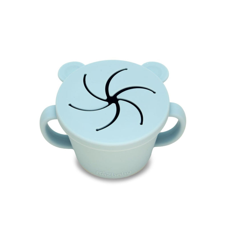 Razbaby Oso-Snack Silicone Snack Cup - Blue Moon-Mountain Baby