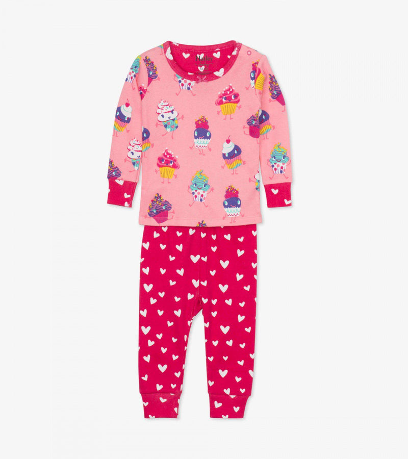 Hatley Baby Organic Cotton Pajama Set - Dancing Cupcakes-Mountain Baby