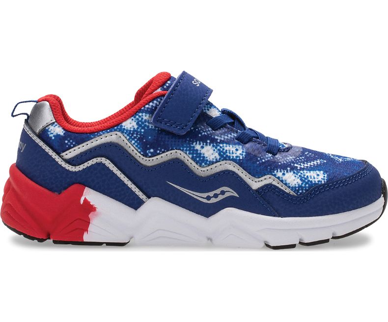 Saucony Flash A/C 2.0 - Blue/Red/White-Mountain Baby