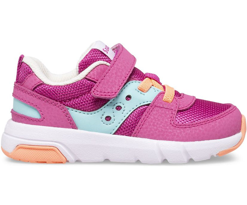 Saucony Jazz Lite 2.0 Runner - Fuschia/Turquoise-Mountain Baby