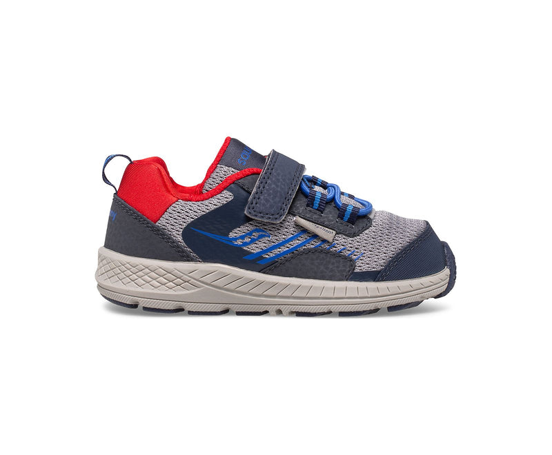 Saucony Wind Shield AC Jr. - Navy/Grey/Red-Mountain Baby