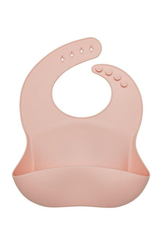 LouLou Lollipop Silicone Bib - Pink Quartz-Mountain Baby