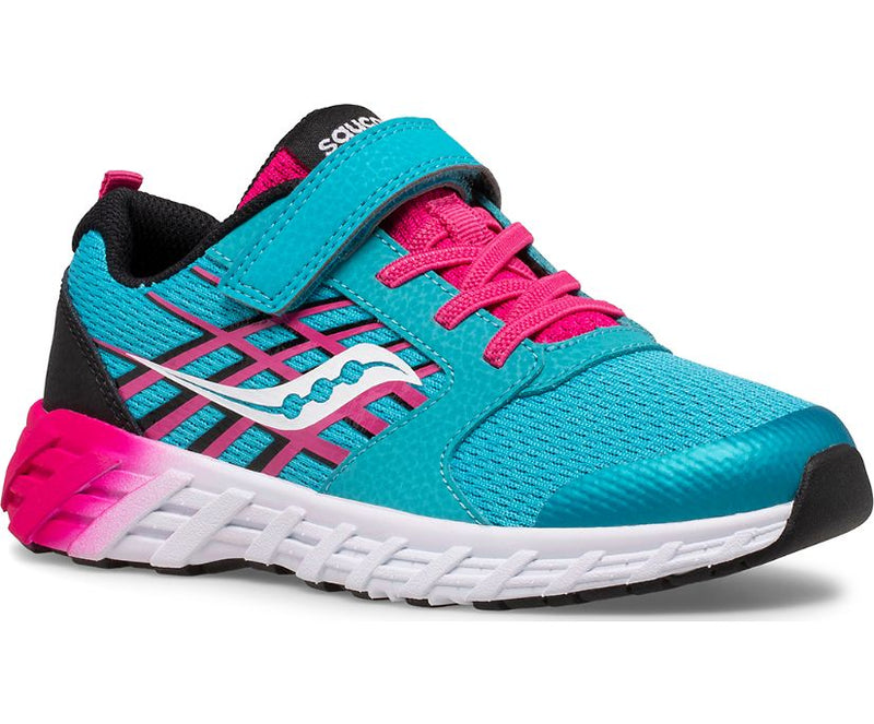 Saucony Wind Shield A/C - Turquoise/Pink/Black-Mountain Baby