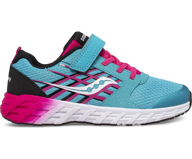 Saucony Wind Shield A/C - Turquoise/Pink/Black-Mountain Baby