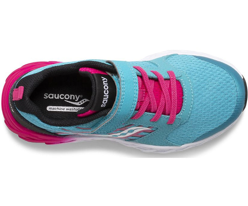 Saucony Wind Shield A/C - Turquoise/Pink/Black-Mountain Baby