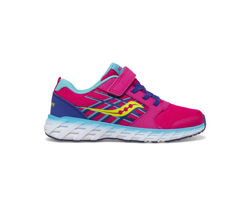 Saucony Wind 2.0 A/C - Pink/Blue/Green-Mountain Baby