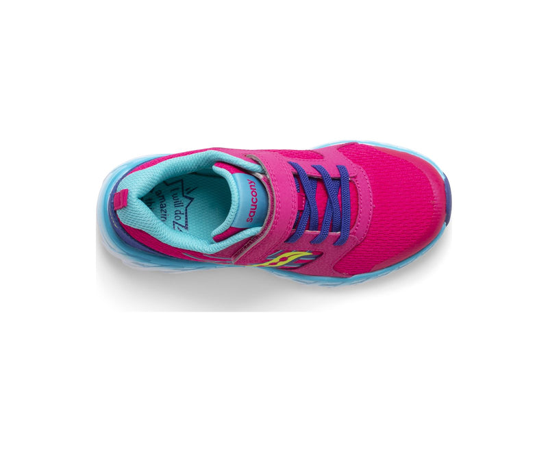 Saucony Wind 2.0 A/C - Pink/Blue/Green-Mountain Baby