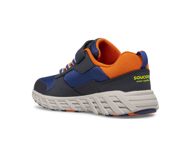 Saucony Wind Shield 2.0 A/C - Navy/Grey/Orange-Mountain Baby