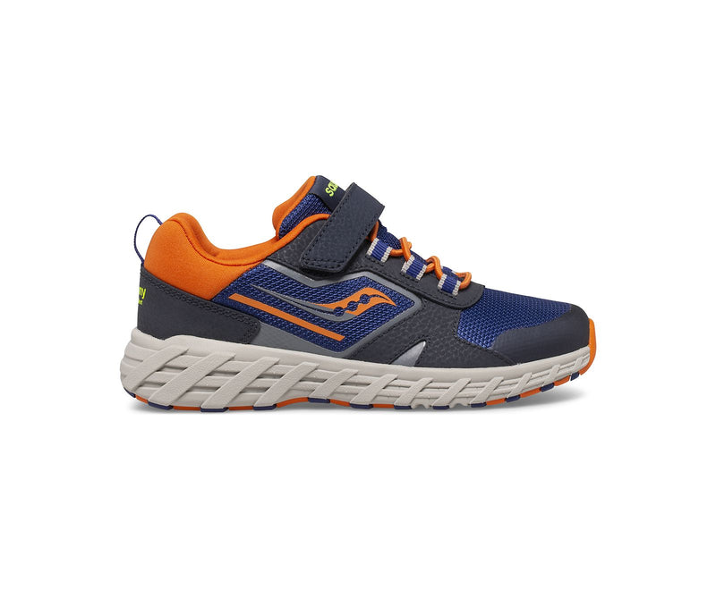 Saucony Wind Shield 2.0 A/C - Navy/Grey/Orange-Mountain Baby