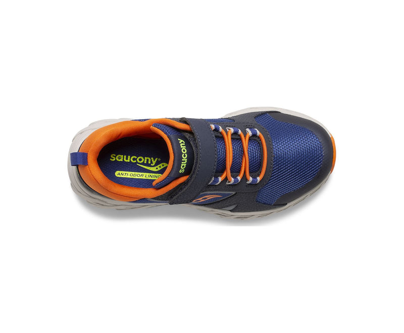 Saucony Wind Shield 2.0 A/C - Navy/Grey/Orange-Mountain Baby