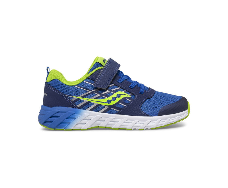 Saucony Wind 2.0 A/C - Blue/Green-Mountain Baby