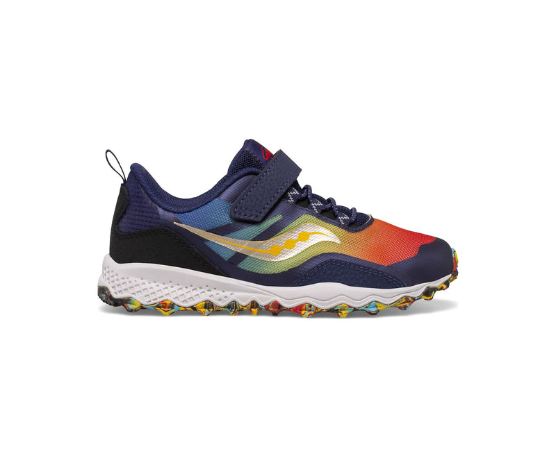 Saucony Peregrine 12 Shield A/C - Blue/Red/Yellow-Mountain Baby