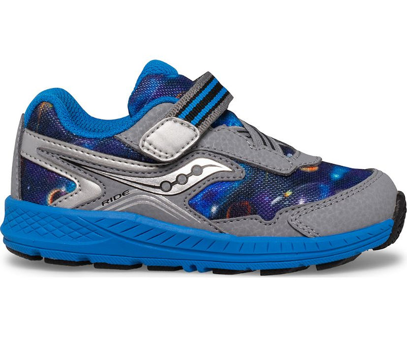 Saucony Ride 10 Jr. - Grey/Blue/Space-Mountain Baby