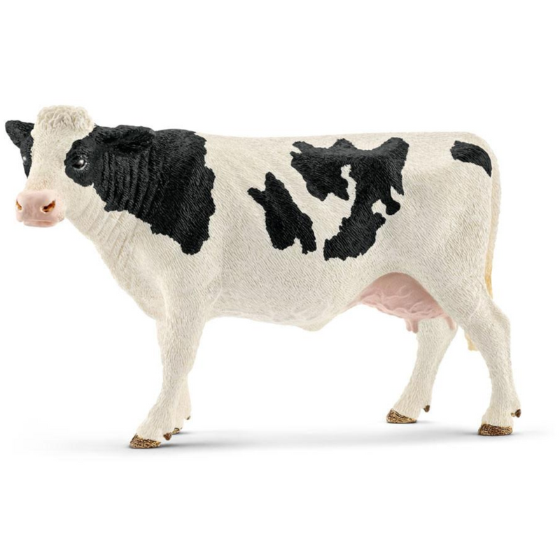 Schleich Animal Figurine - Holstein Cow-Mountain Baby