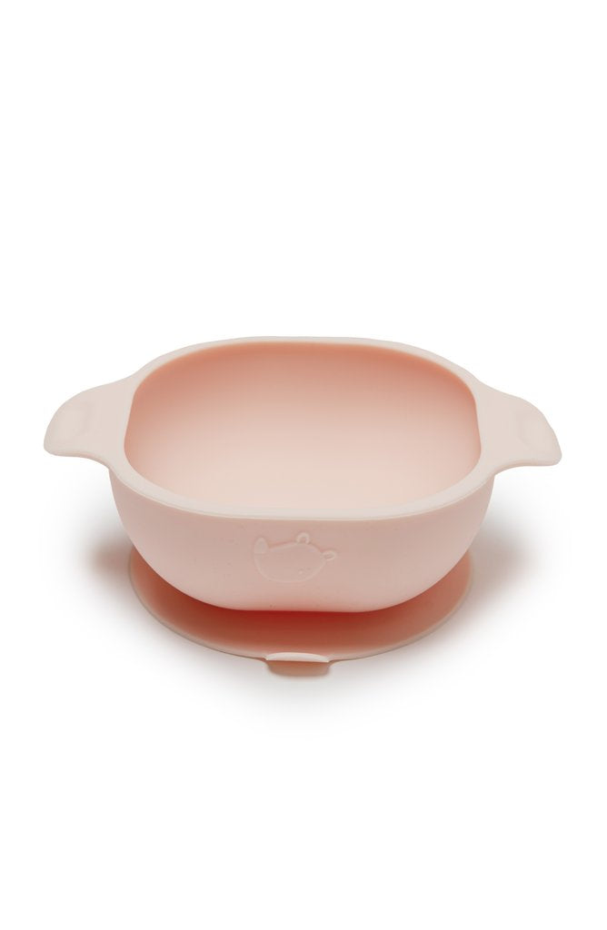 LouLou Lollipop Silicone Suction Snack Bowl - Pink Blush Bunny-Mountain Baby
