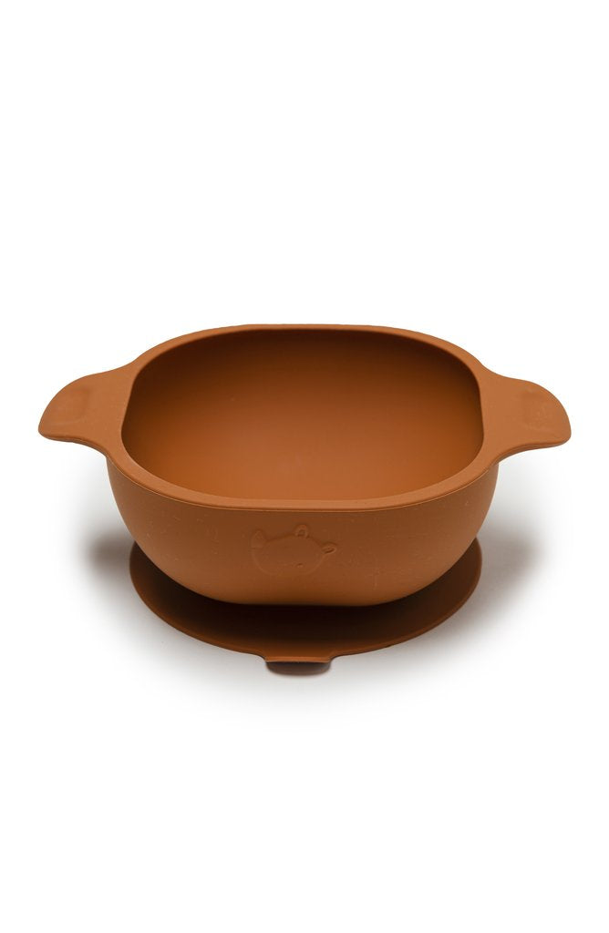 LouLou Lollipop Silicone Suction Snack Bowl - Ginger Honey Lion-Mountain Baby