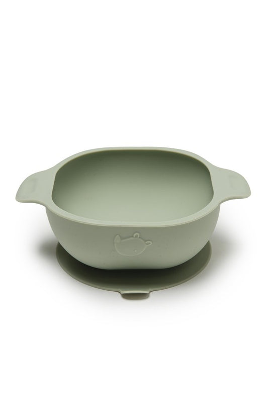 LouLou Lollipop Silicone Suction Snack Bowl - Sage Alligator-Mountain Baby