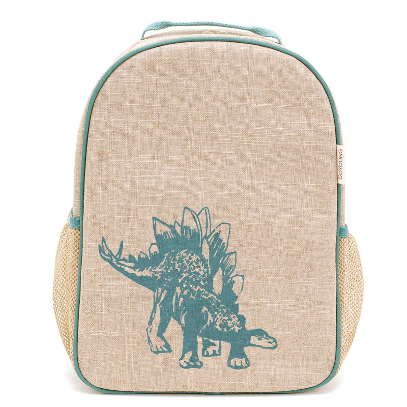So Young Toddler Backpack - Green Stegosaurus-Mountain Baby