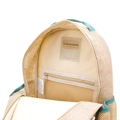So Young Toddler Backpack - Green Stegosaurus-Mountain Baby