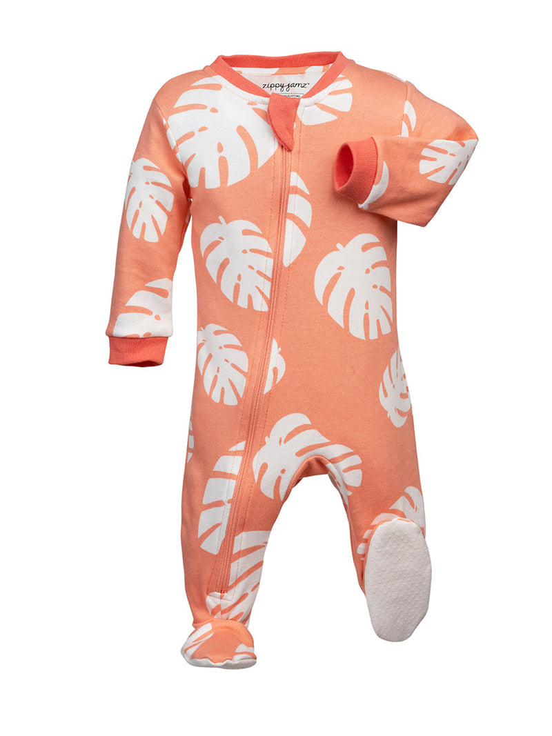 ZippyJamz Footed Coverall - Tropicalia-Mountain Baby